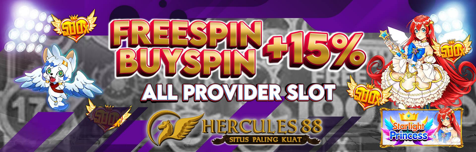 BONUS FREESPIN & BUYSPIN 15%